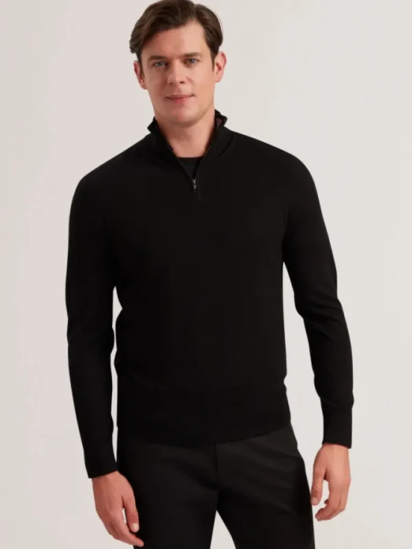 Limehas Long Sleeve Merino Core Quarter Zip<Ted Baker Flash Sale