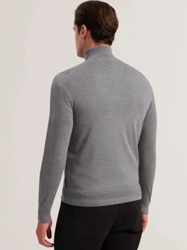 Limehas Long Sleeve Merino Core Quarter Zip<Ted Baker Hot