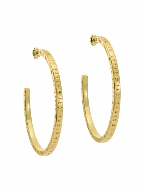 Loa Logo Hoop Earrings<Ted Baker Clearance