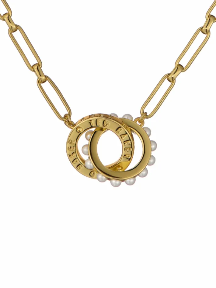 lola_double_logo_link_nec_2.webp Lola Double Logo Link Necklace<Ted Baker New
