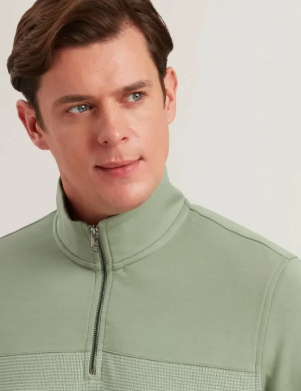 Longman Ombre Stripe Half-Zip Sweatshirt<Ted Baker New