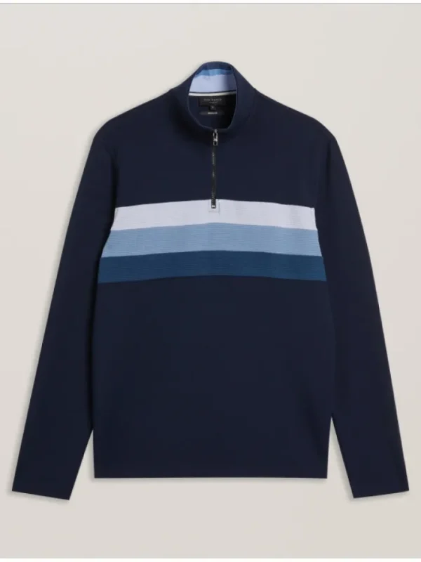 Longman Ombre Stripe Half-Zip Sweatshirt<Ted Baker Fashion