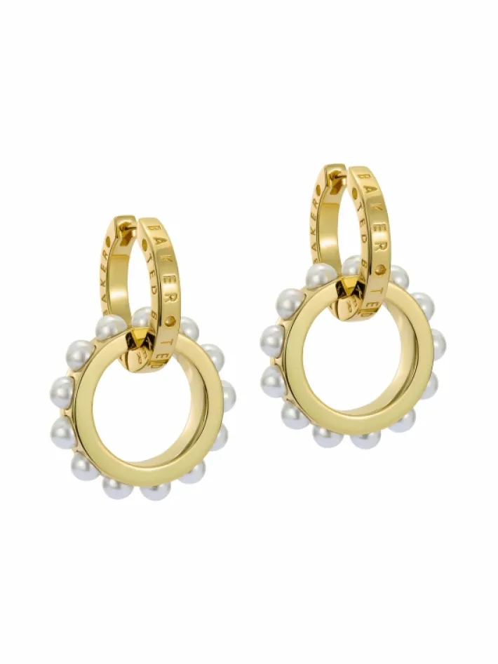 lorrie_double_logo_link_d_0.webp Lorrie Double Logo Link Drop Earrings<Ted Baker New