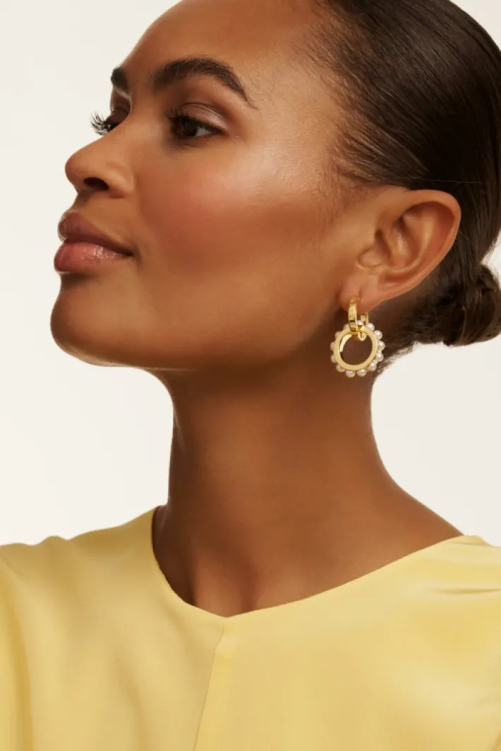 lorrie_double_logo_link_d_1.webp Lorrie Double Logo Link Drop Earrings<Ted Baker New