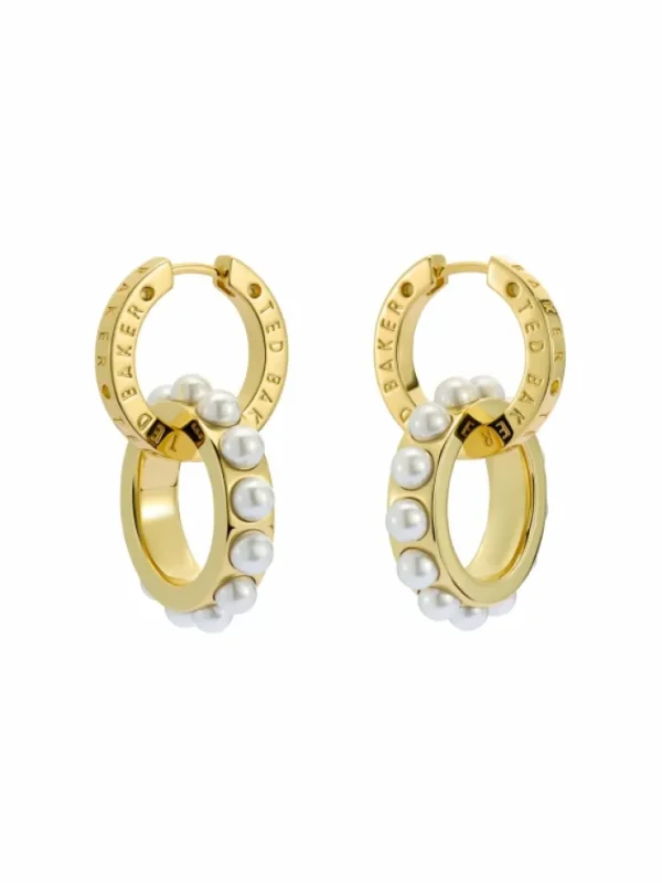Lorrie Double Logo Link Drop Earrings<Ted Baker New