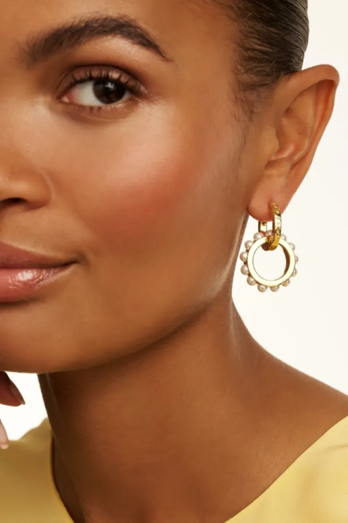 lorrie_double_logo_link_d_3.webp Lorrie Double Logo Link Drop Earrings<Ted Baker New