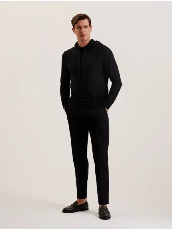 Loular Textured T Knit Wool Blend Hoodie<Ted Baker Fashion