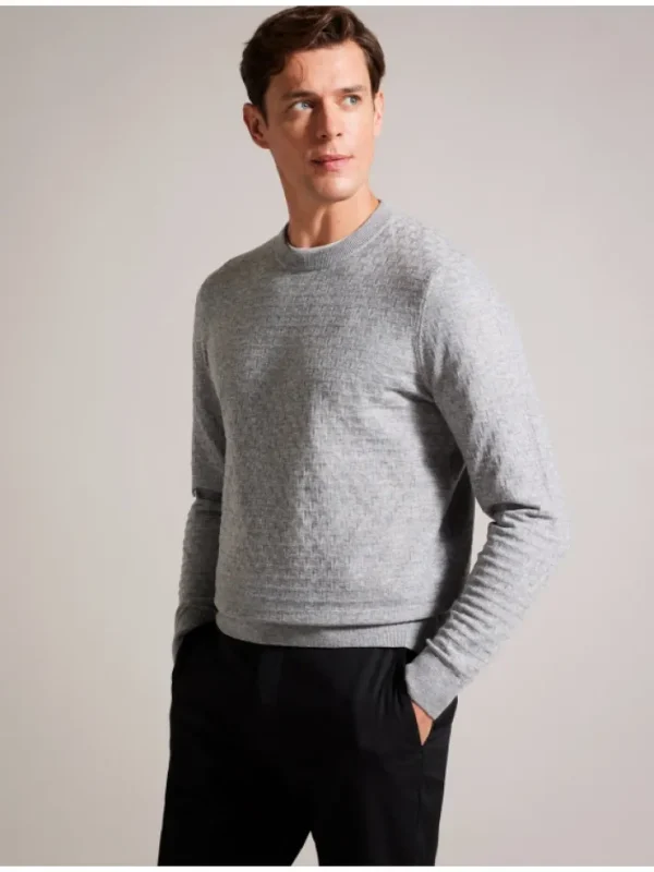 Loung Long Sleeve T Stitch Crew Neck Sweater<Ted Baker Outlet