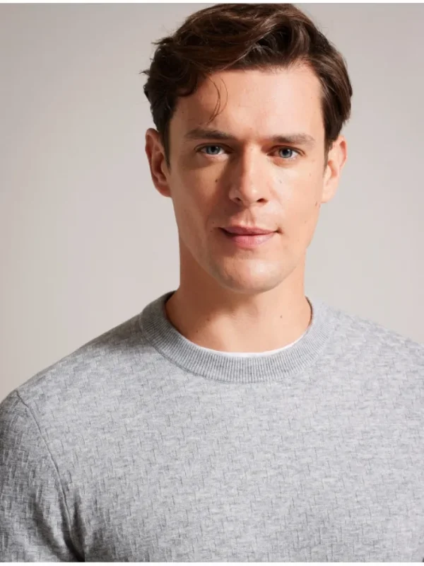 Loung Long Sleeve T Stitch Crew Neck Sweater<Ted Baker Outlet