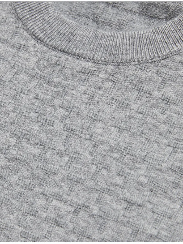 loung__long_sleeve_t_stit_3.webp Loung Long Sleeve T Stitch Crew Neck Sweater<Ted Baker Outlet