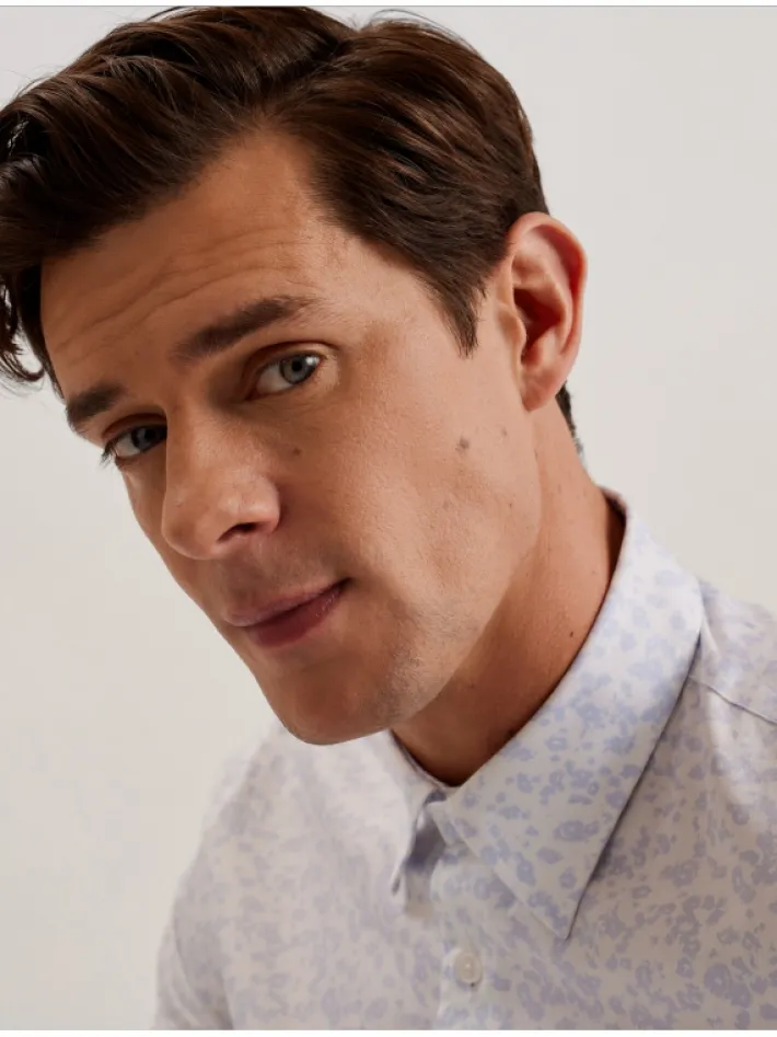 lovelad_ditsy_floral_prin_1.webp Lovelad Ditsy Floral Print Long Sleeve Shirt<Ted Baker Clearance