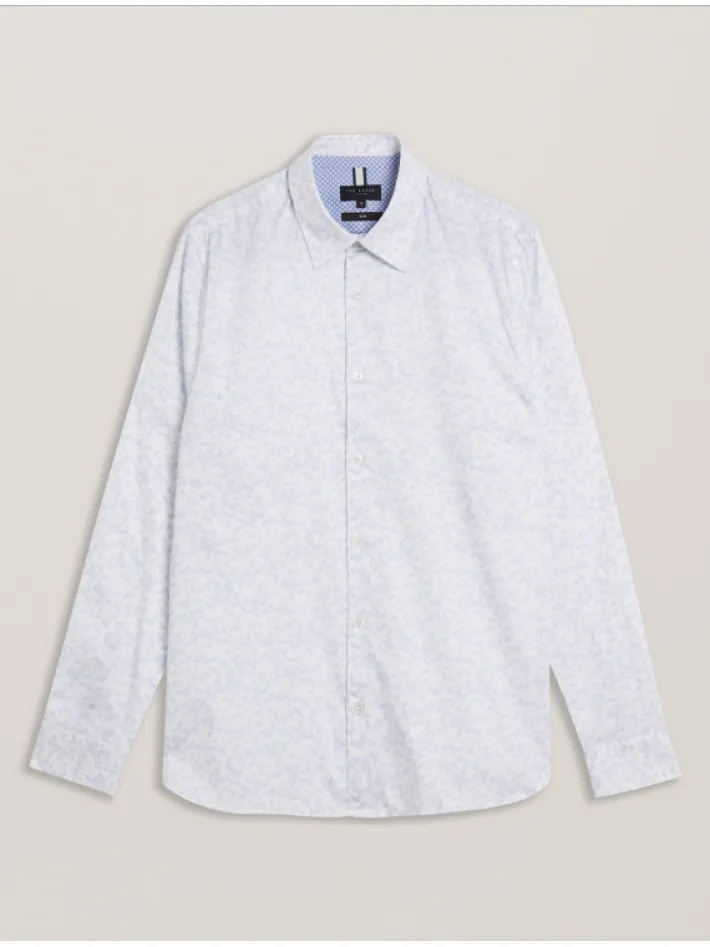 lovelad_ditsy_floral_prin_6.webp Lovelad Ditsy Floral Print Long Sleeve Shirt<Ted Baker Clearance