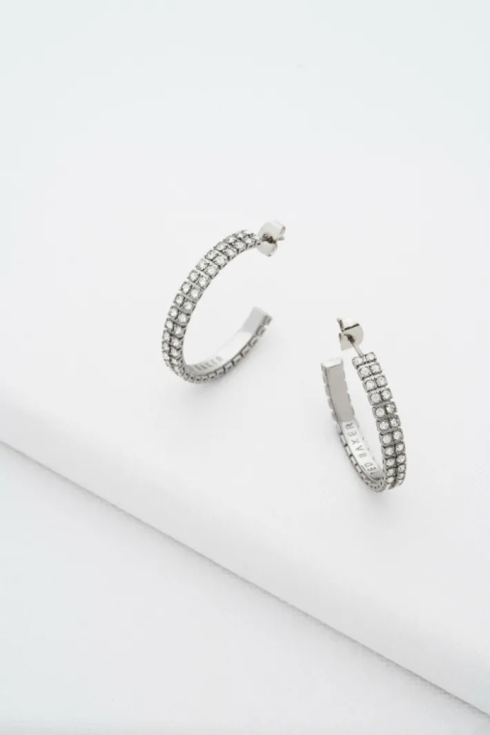 mellia_mellia_medium_doub_0.webp Mellia MELLIA Medium Double Crystal Hoop Earrings<Ted Baker Sale