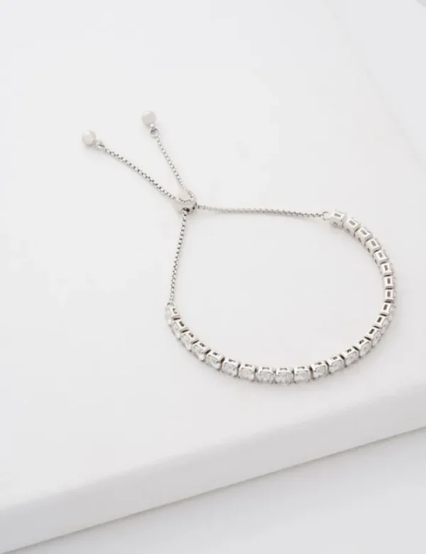 Melrah Crystal Adjustable Tennis Bracelet<Ted Baker New