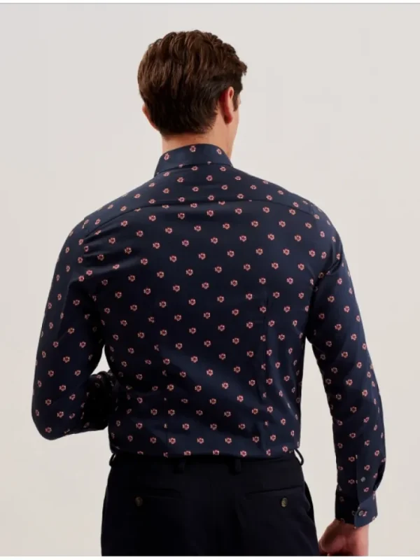 Mikceal Floral Pattern Slim Fit Long Sleeve Shirt<Ted Baker Clearance