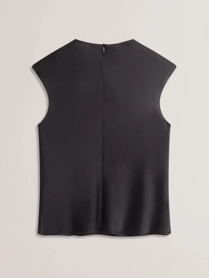 misrina_drape_neck_detail_5.webp Misrina Drape Neck Detail Satin Top<Ted Baker Online