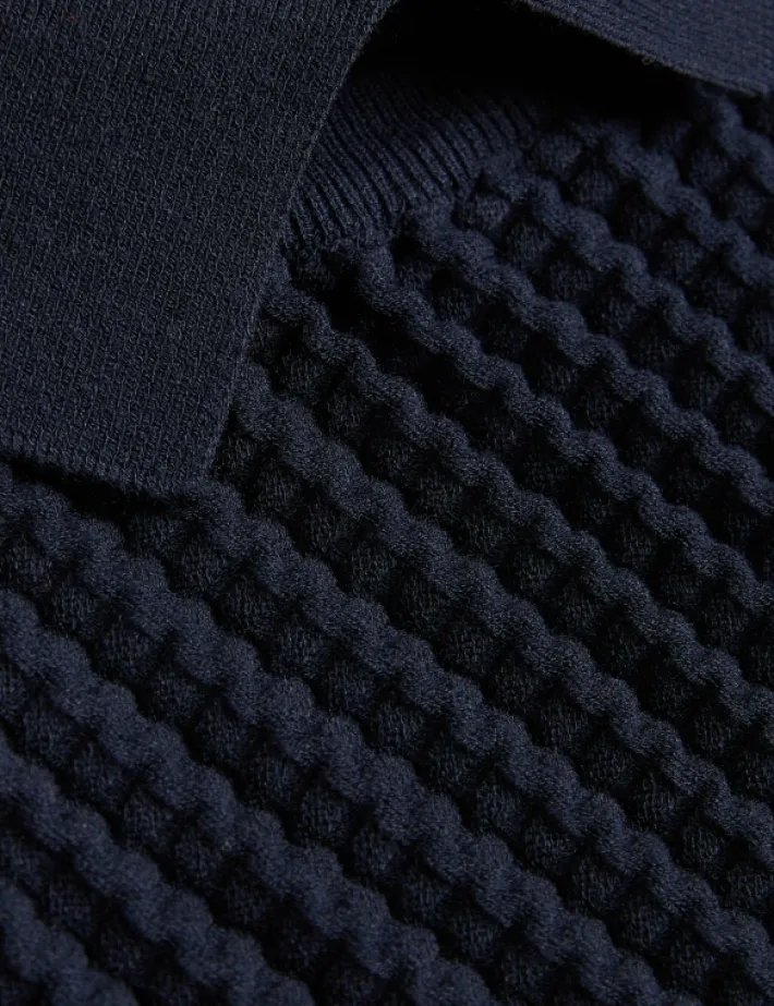 morliee_textured_knit_puf_2.webp Morliee Textured Knit Puffed Short Sleeve Sweater<Ted Baker Hot