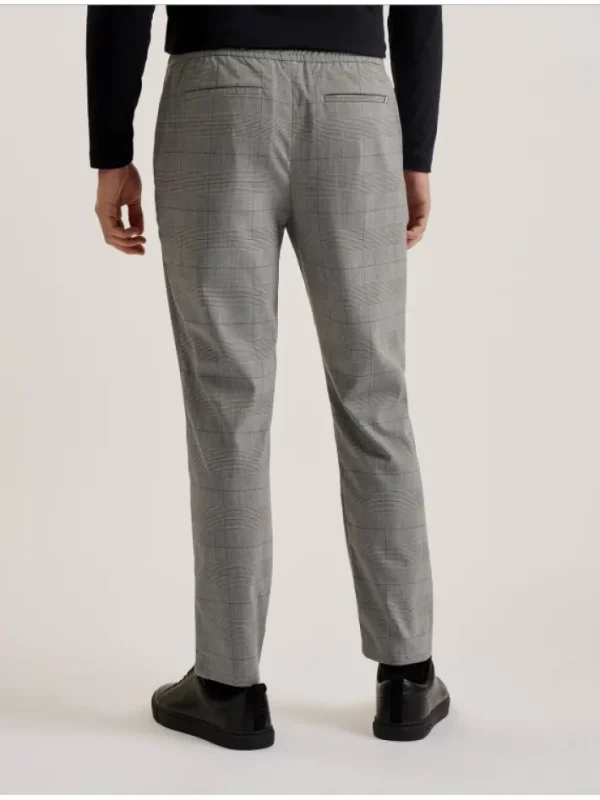 Nicolo Checked Elastic Waist Tailored Trousers<Ted Baker Flash Sale