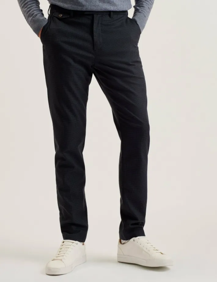 nounds_puppytooth_pattern_1-1.webp Nounds Puppytooth Pattern Slim Fit Trousers<Ted Baker Best