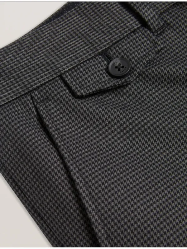 Nounds Puppytooth Pattern Slim Fit Trousers<Ted Baker Cheap