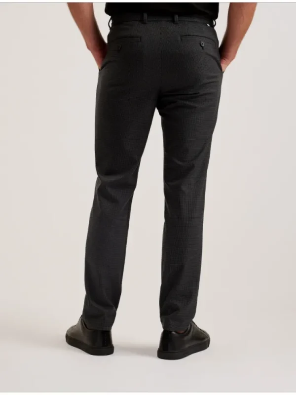 Nounds Puppytooth Pattern Slim Fit Trousers<Ted Baker Cheap