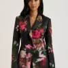 Okuni Fitted Floral Print Tailored Jacket<Ted Baker Fashion