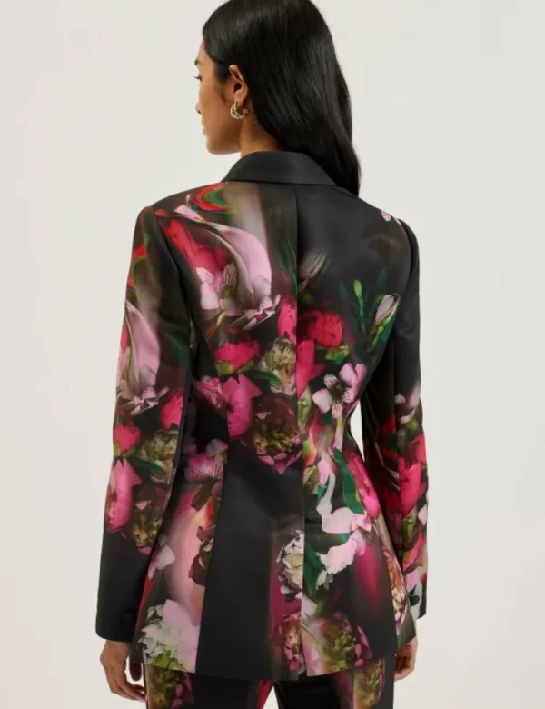 Okuni Fitted Floral Print Tailored Jacket<Ted Baker Fashion