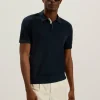 Peltz Short Sleeve Regular Silk Blend Polo<Ted Baker Shop