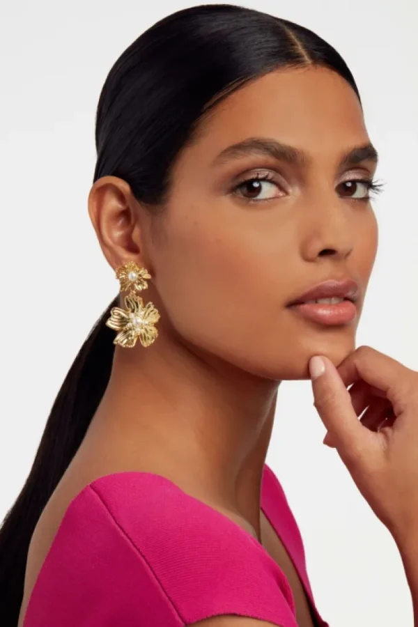 Petaria Flower Statement Drop Earrings<Ted Baker Best Sale