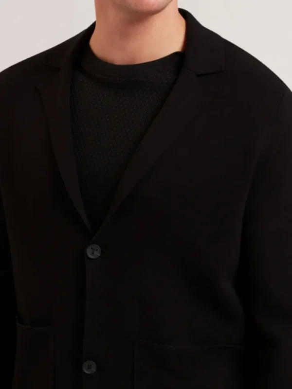 Petres Long Sleeve Single Breasted Knitted Blazer<Ted Baker Best