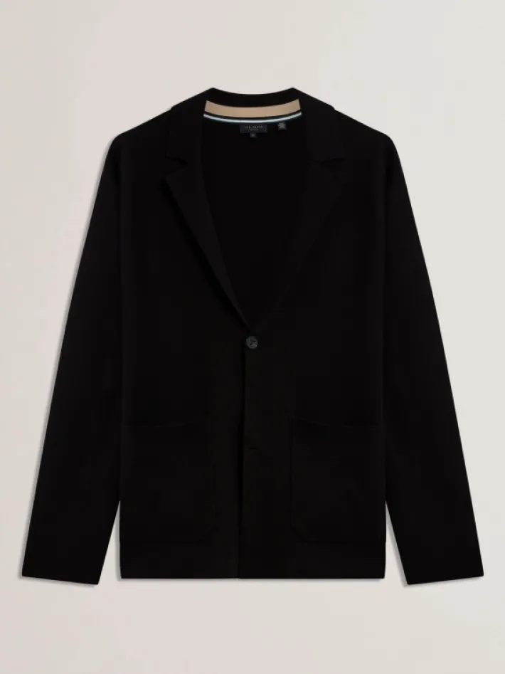 petres_long_sleeve_single_4.webp Petres Long Sleeve Single Breasted Knitted Blazer<Ted Baker Best
