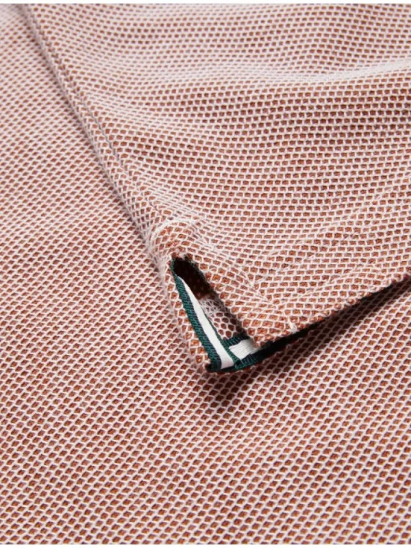 Phenes Textured Cotton Stripe Trim Polo Shirt<Ted Baker Online