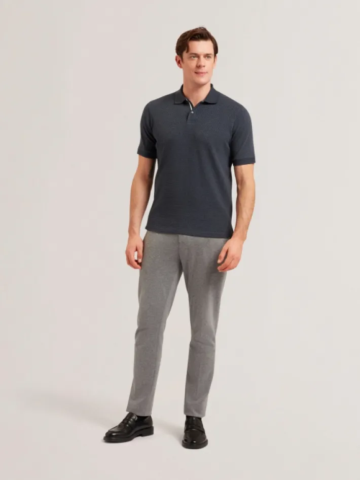redman_short_sleeve_regul_0-2.webp Redman Short Sleeve Regular Textured Polo<Ted Baker Outlet