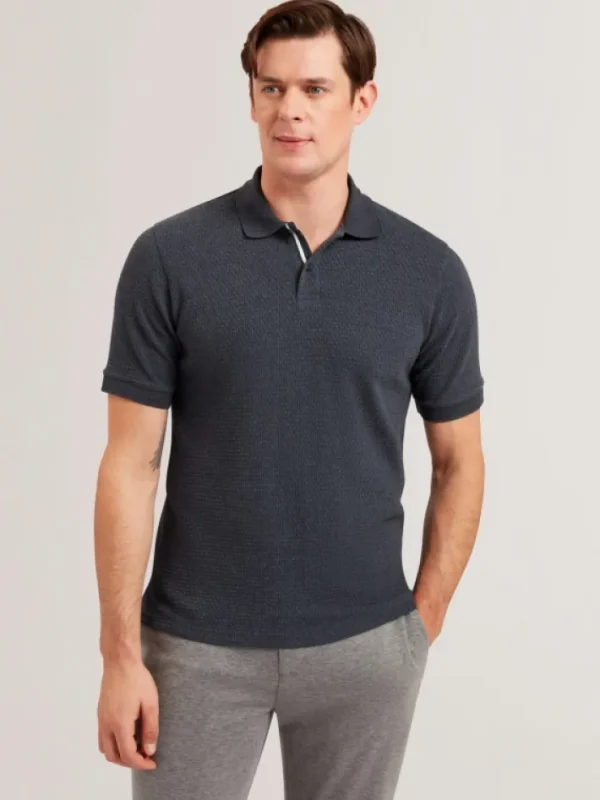 Redman Short Sleeve Regular Textured Polo<Ted Baker Outlet