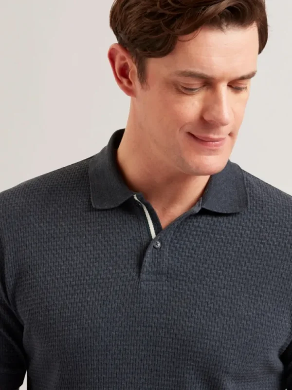 Redman Short Sleeve Regular Textured Polo<Ted Baker Outlet