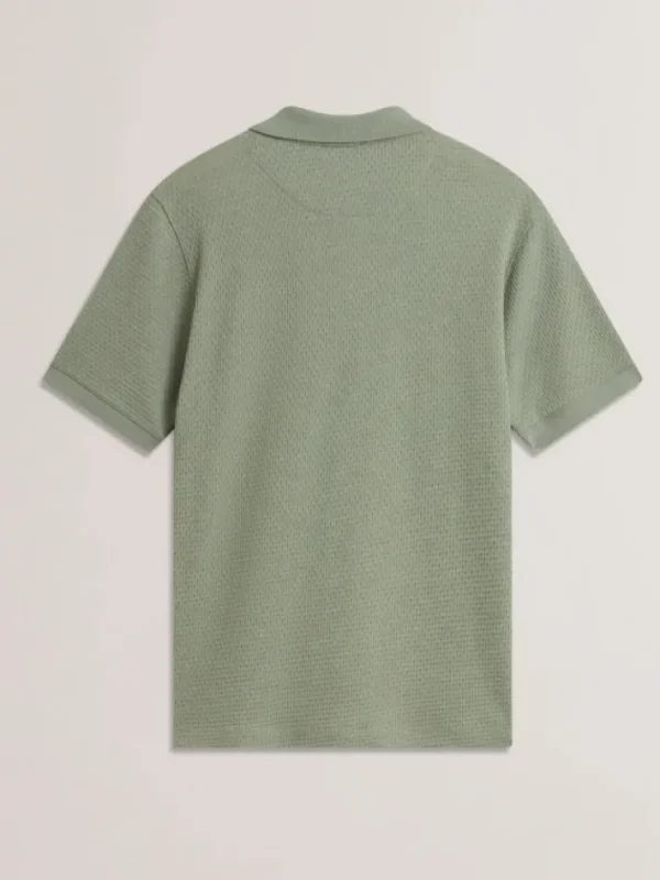 Redman Short sleeve Regular Textured Polo<Ted Baker Best Sale