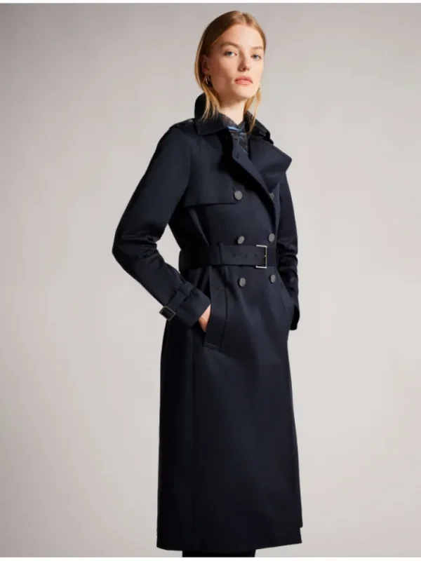 Robbii Lightweight Showerproof Belted Trench Coat<Ted Baker New