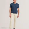 Ruzza Short Sleeve Open Neck Textured Polo<Ted Baker Best Sale