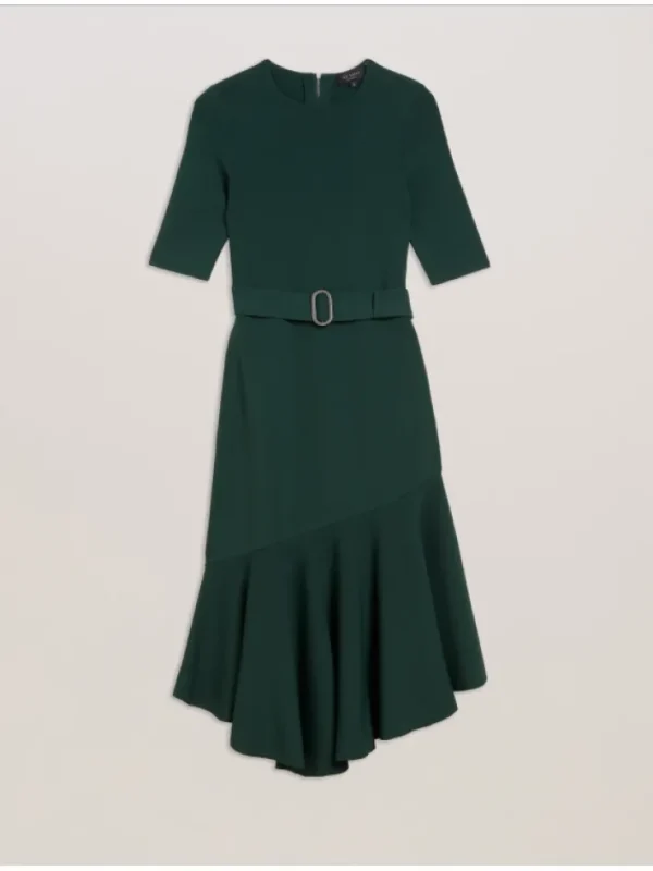 Samalee Flippy Hem Knitted Midi Dress With Belt<Ted Baker Best Sale