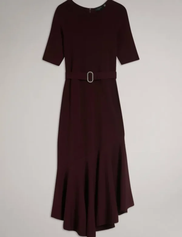 Samalee Flippy Hem Knitted Midi Dress With Belt<Ted Baker Clearance