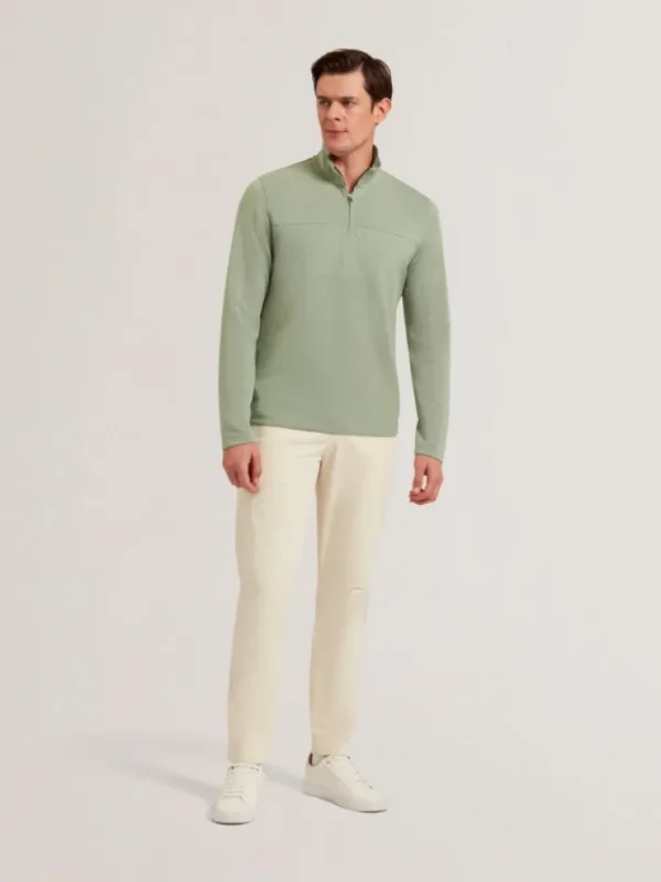 Simonea Textured Panel Half-Zip Modal Sweatshirt<Ted Baker Online