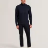 Simonea Textured Panel Half-Zip Modal Sweatshirt<Ted Baker Best