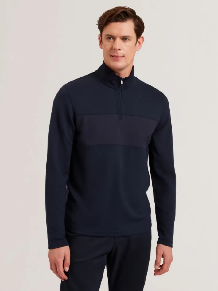 simonea_textured_panel_ha_1.webp Simonea Textured Panel Half-Zip Modal Sweatshirt<Ted Baker Best