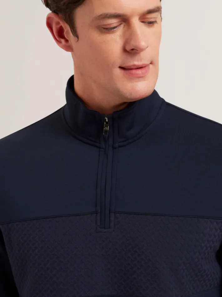 simonea_textured_panel_ha_2.webp Simonea Textured Panel Half-Zip Modal Sweatshirt<Ted Baker Best