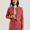 Sumi Cropped Boucle Round Neck Jacket<Ted Baker Hot
