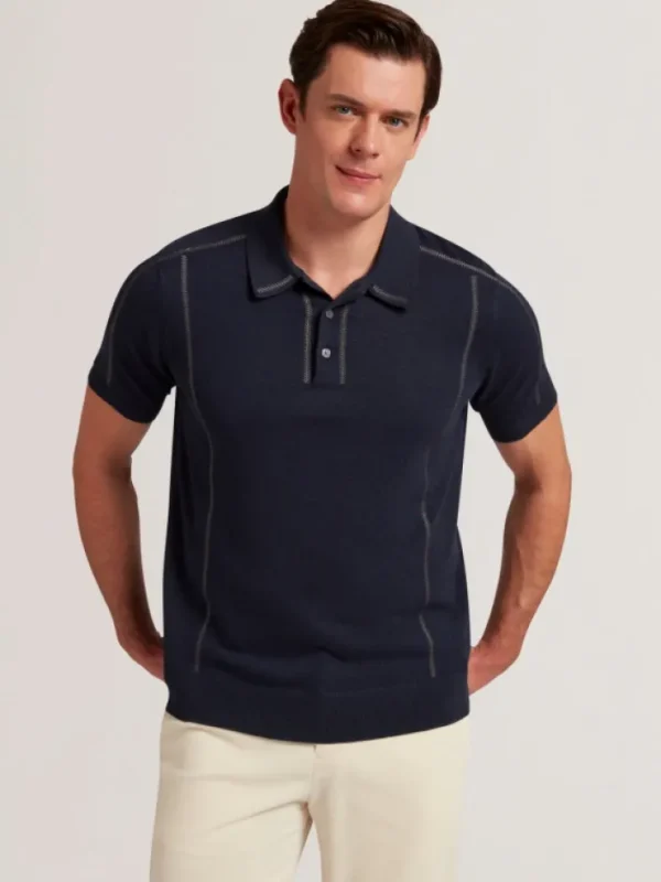 Telle Short Sleeve Regular Embroidered Button Polo<Ted Baker Online