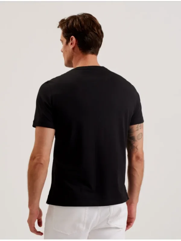 Tessman Box Print Crew Neck Cotton T-Shirt<Ted Baker Cheap