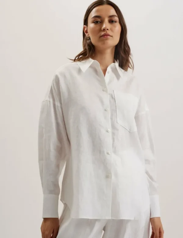 Toloca Oversized Linen Shirt<Ted Baker Best