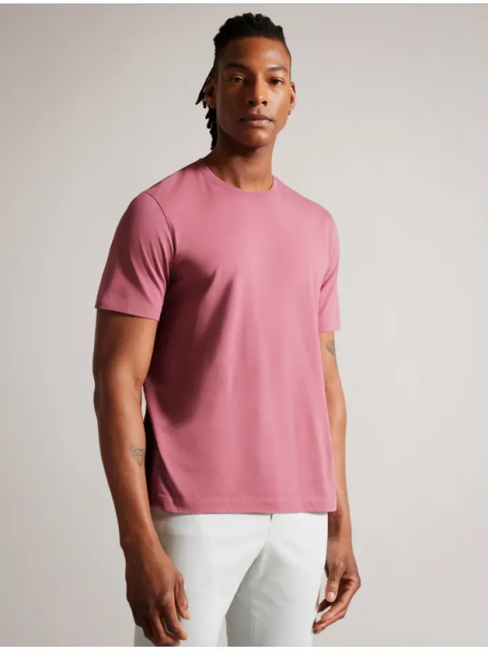 tywinn_classic_crew_neck__0-1.webp Tywinn Classic Crew Neck Cotton T-Shirt<Ted Baker Outlet