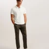 Zarkes Short Sleeve Regular Zip Polo<Ted Baker Clearance